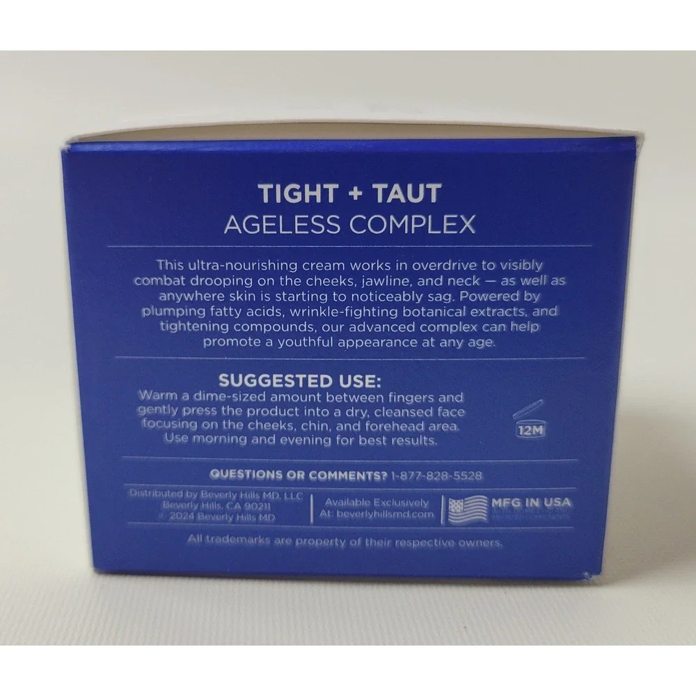 Beverly Hills MD Tight + Taut Ageless Complex 1oz 30ml Sealed New